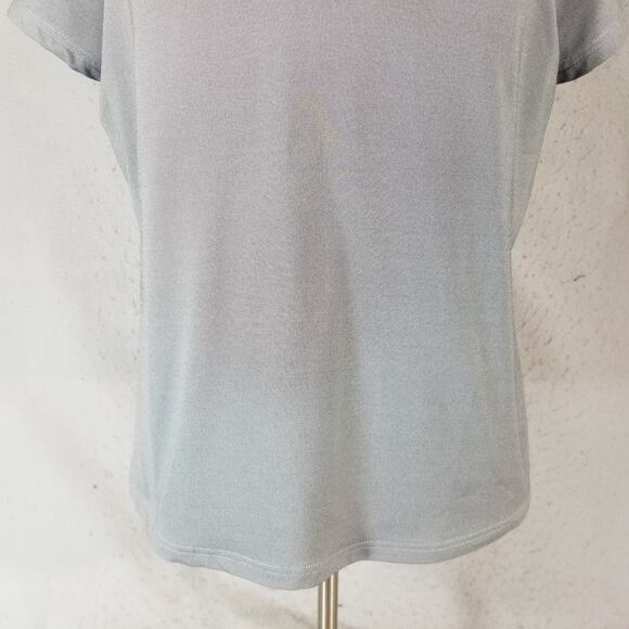 FootJoy Golf Polo Shirt XL Gray Stretch Bird Logo Performance Polyester Spandex - Picture 3 of 13
